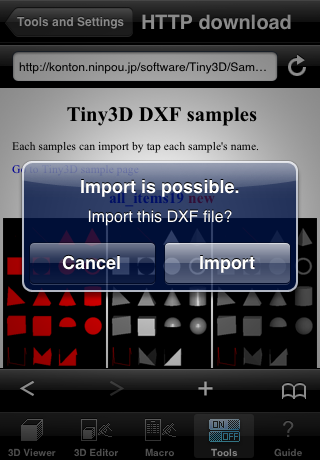 DFX import from http